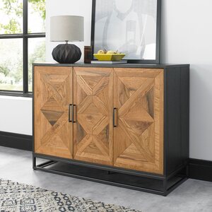 2003-10 INDUS RUSTIC OAK & PEPPERCORN NARROW SIDEBOARD