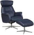 Swivel Recliner & Stool