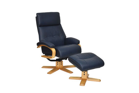 Swivel Recliner & Stool