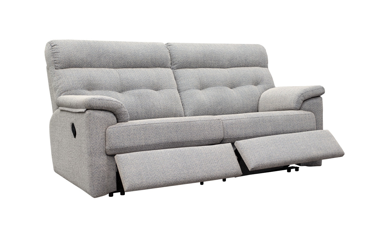 Laurie Double Manual Reclining 3 Seat Sofa