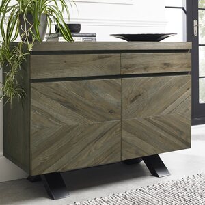 4015-10 ELLIPSE FUMED OAK NARROW SIDEBOARD