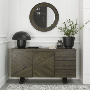 4015-15 ELLIPSE FUMED OAK WIDE SIDEBOARD