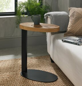 4016-03 ELLIPSE RUSTIC OAK SOFA TABLE
