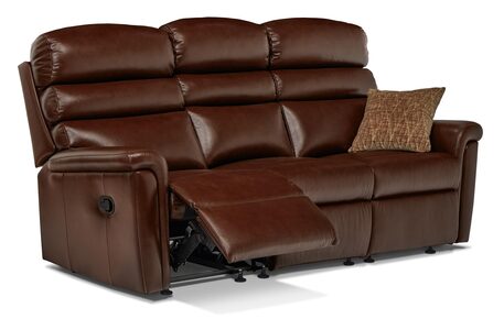 Small Rechargeable Powered Reclining 3-seater