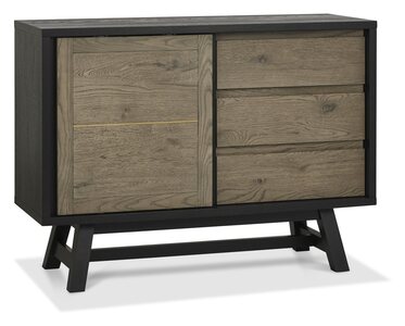 6048-10 WEATHERED OAK & PEPPERCORN NARROW SIDEBOARD