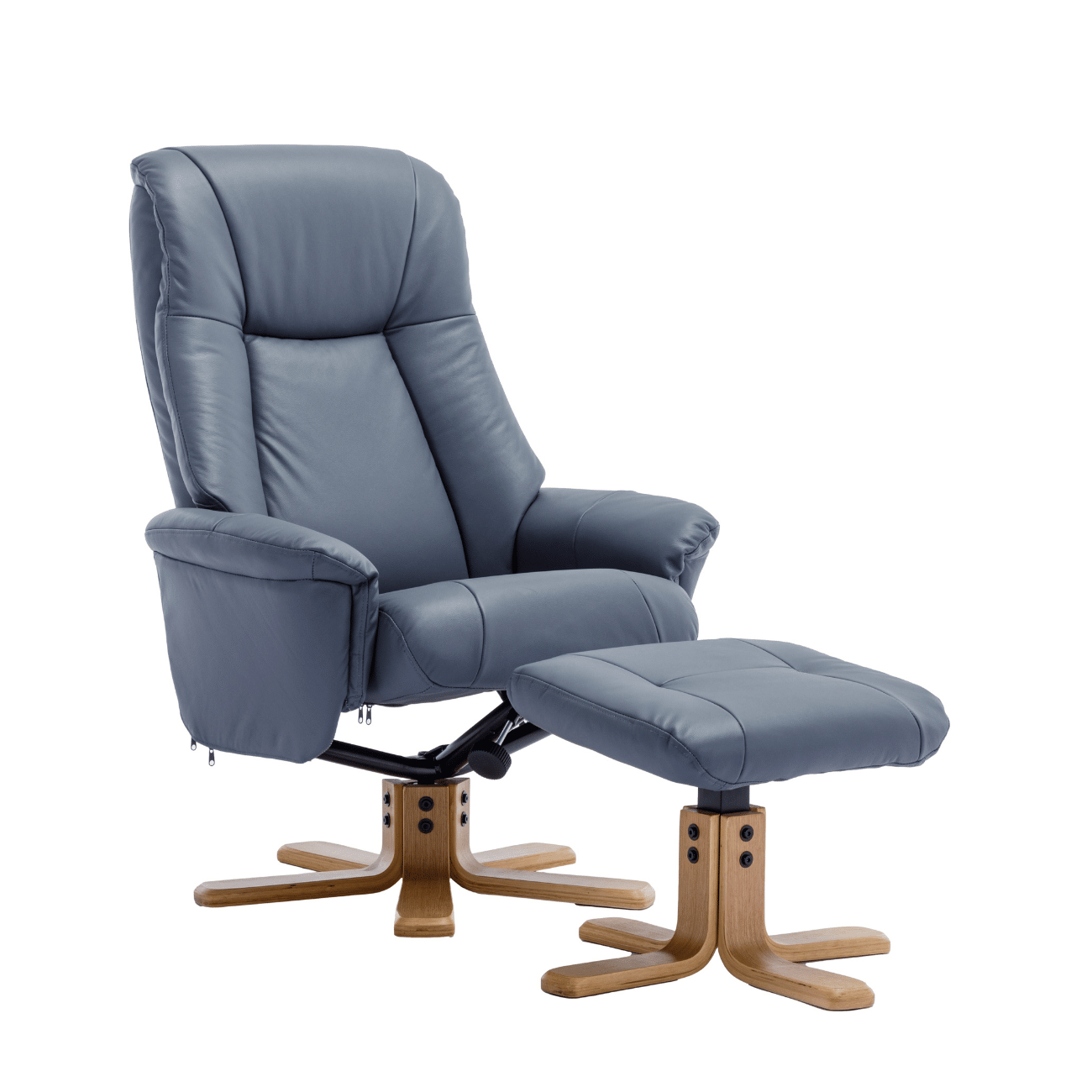 Healey Swivel Recliner and stool