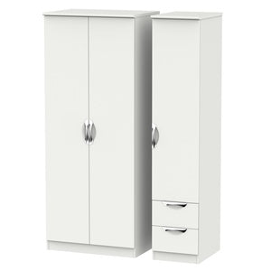 CAM150 Triple Plain + Drawer Robe