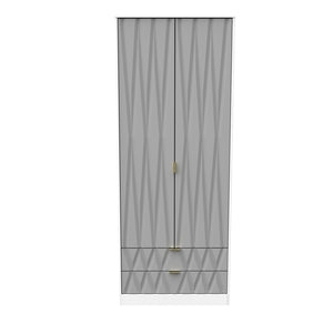081 2 Drawer Wardrobe