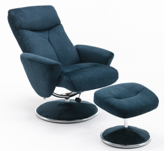 Swivel Recliner & Stool