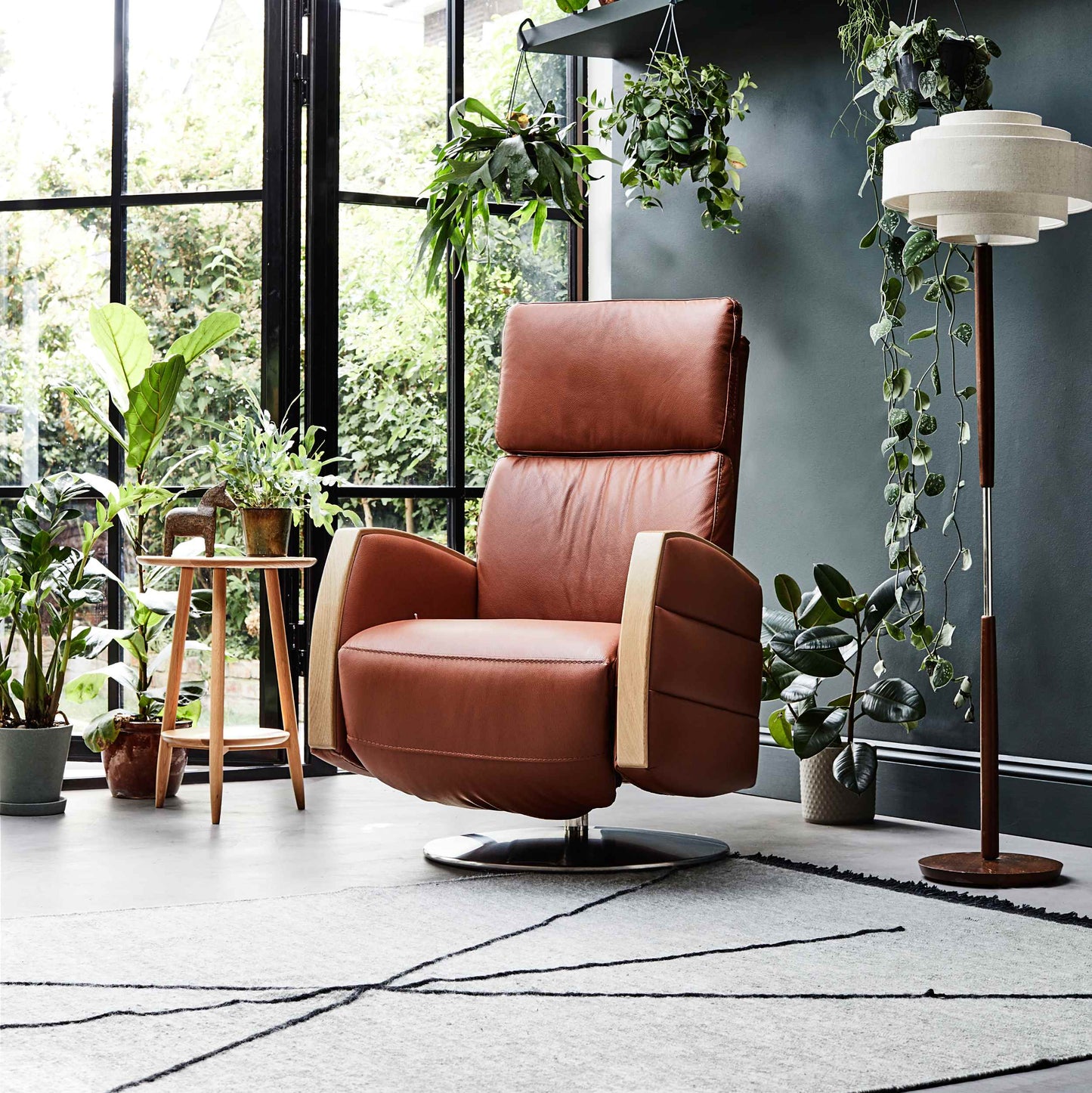 Noto Reclining Leather Armchair