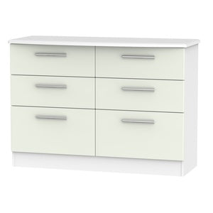 KNI015 6 Drawer Midi Chest