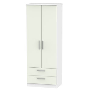 KNI081 Tall 2ft6in 2 Drawer Robe