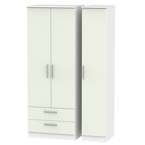 KNI141 Tall Triple 2 Drawer Robe