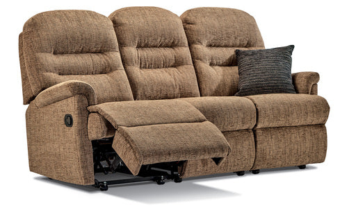 Small Rechargeable Powered Reclining 3-seater