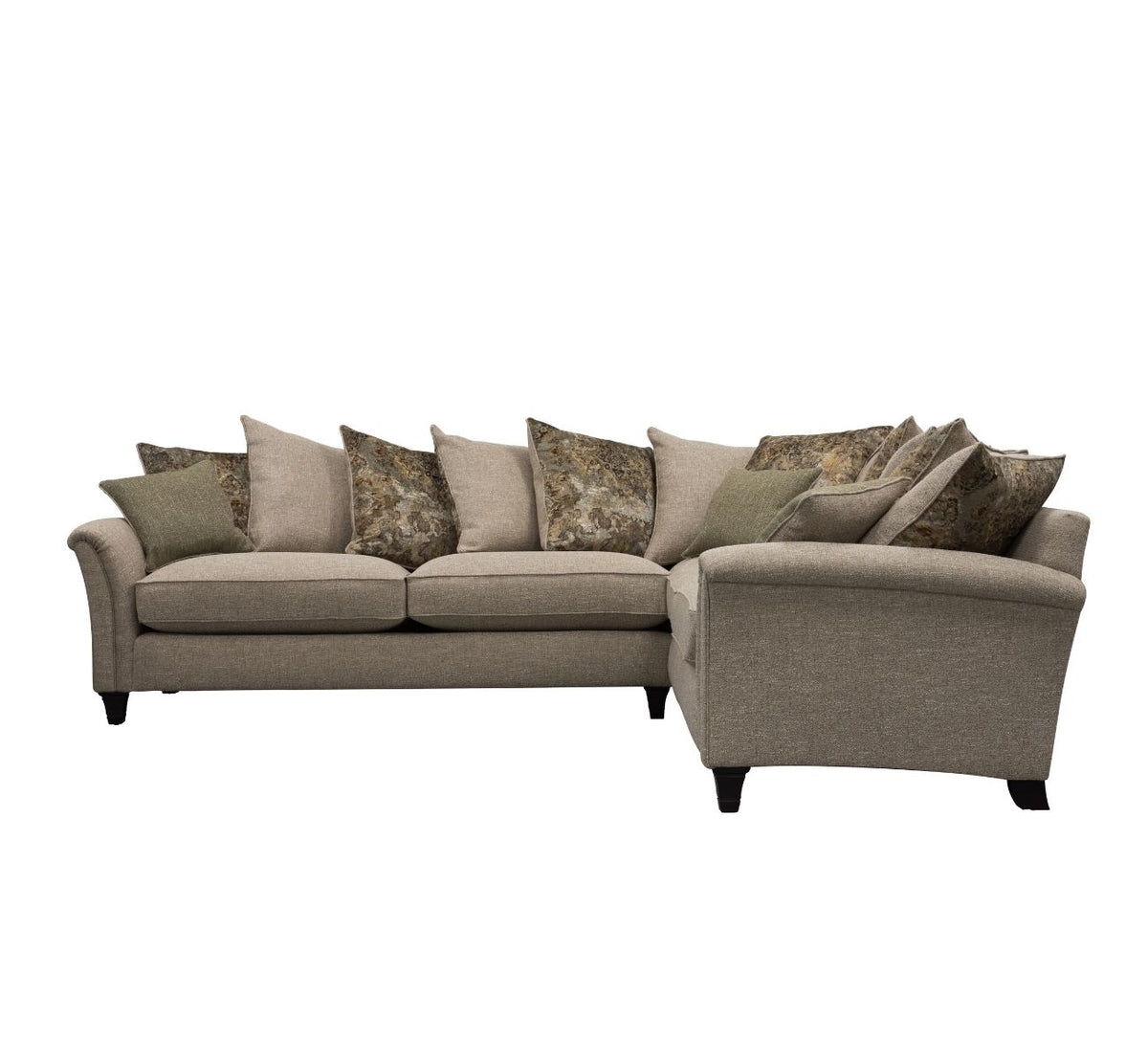 Devonshire Large Corner Sofa with Pillow Back Cushions