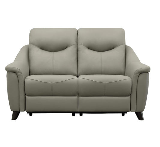 Olivia Small Leather 2 Seat Sofa