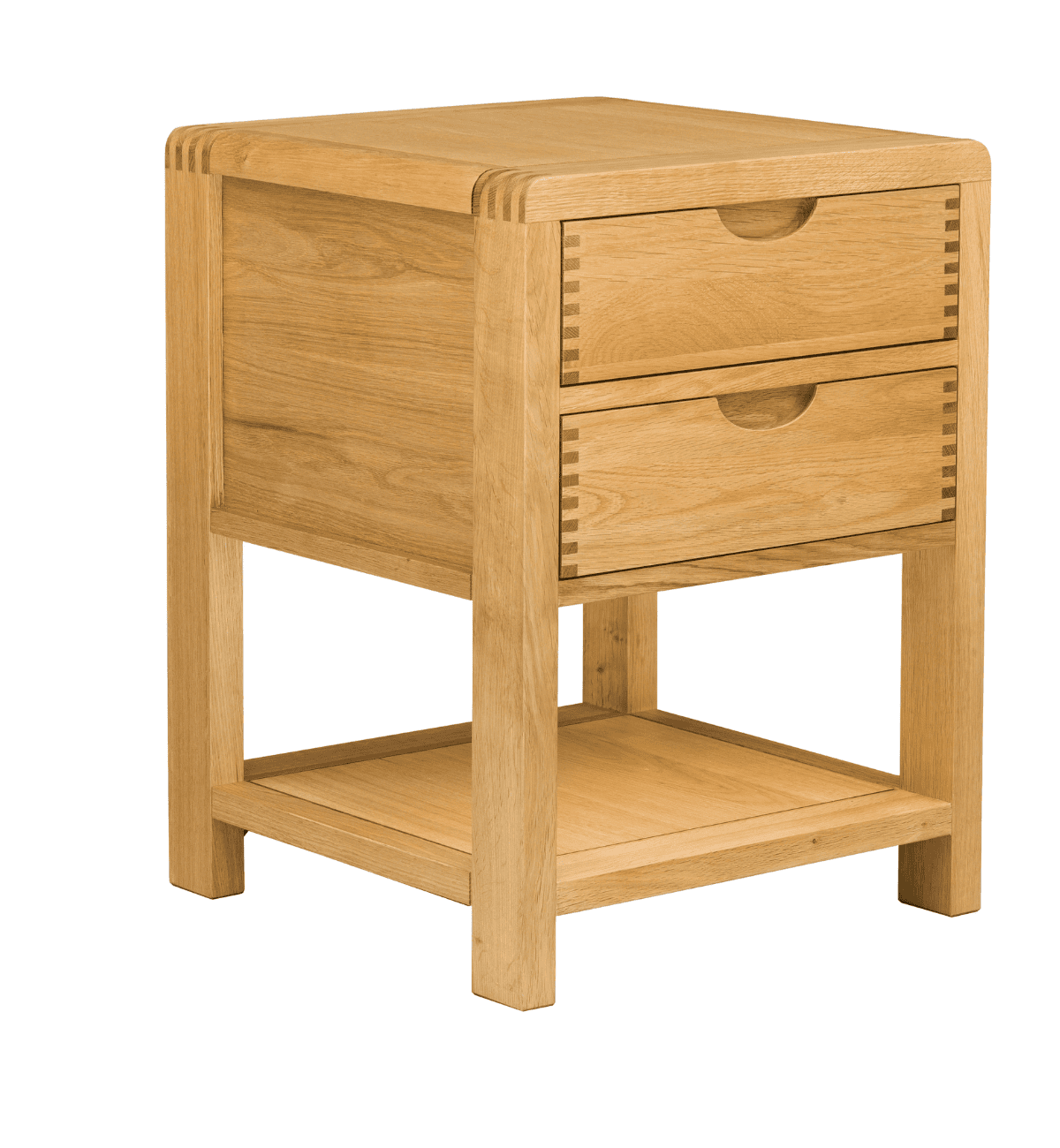 Bosco 2 Drawer Bedside Cabinet