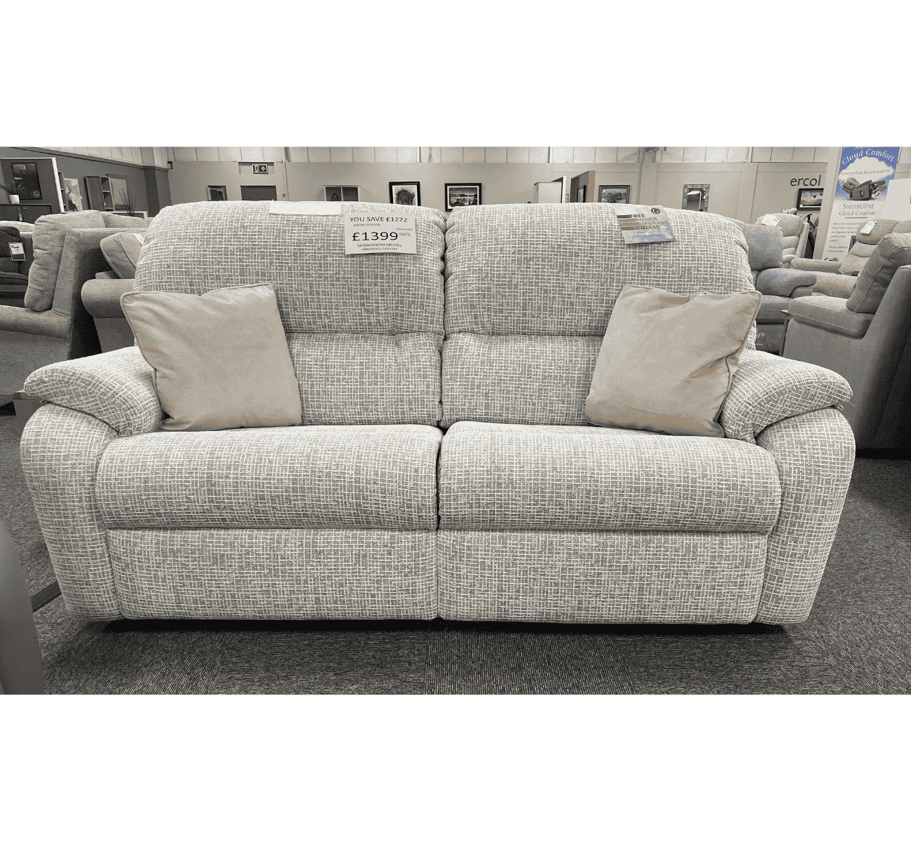 G Plan Ex-Display Mistral 3 Seat Sofa - 2 Cushions