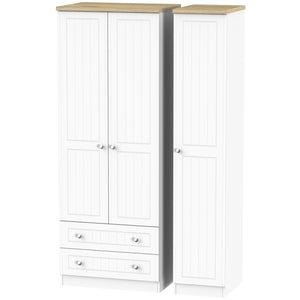 VIE141 Tall Triple 2 Drawer Robe