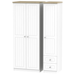 VIE150 Triple Plain + Drawer Robe