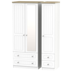 VIE152 Triple2 DrawerMirror+ DrawerRobe