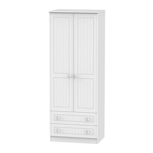 WAR081 Tall 2ft6in 2 Drawer Robe