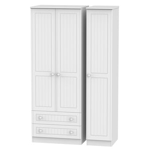 Tall Triple 2 Drawer Robe