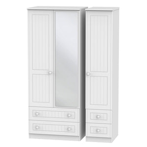 WAR152 Triple2 DrawerMirror+ DrawerRobe