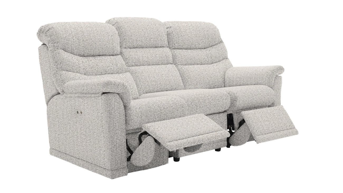 Malvern Double Reclining 3 Seat Sofa