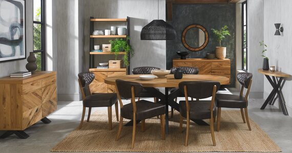 Ellipse Rustic Oak