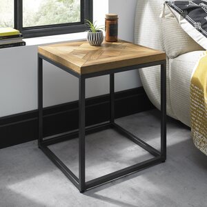 2003-04 INDUS RUSTIC OAK LAMP TABLE