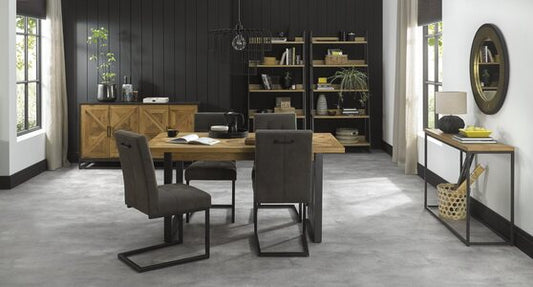 Rustic Oak 6-8 Dining Table