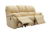 Mistral Double Manual Reclining 3 Seat Sofa