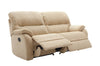 Mistral Double Manual Reclining 3 Seat Sofa - 2 Cushions