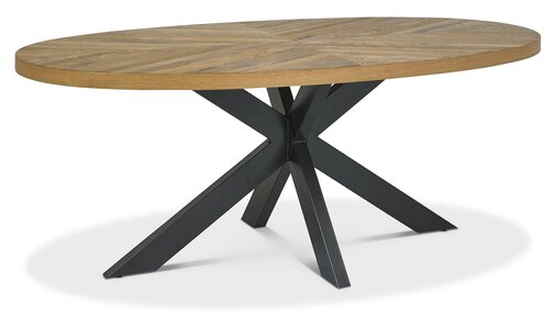 Rustic Oak 6 Seater Dining Table