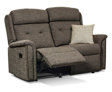 Small Rechargeable Powered Reclining 2-seater