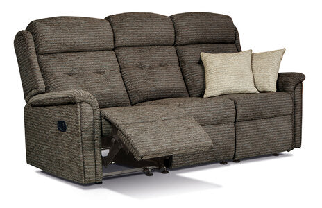 Small Rechargeable Powered Reclining 3-seater