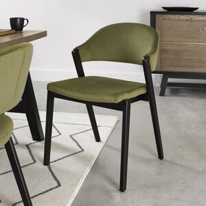 6048-09U-VCE PEPPERCORN UPHOLSTERED CHAIR - CEDAR VELVET (PAIR)
