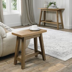 Rustic Oak Side Table