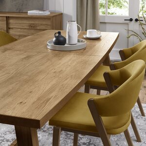 Rustic Oak 4-6 Extension Dining Table