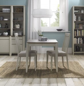 Grey Washed Oak & Soft Grey 2-4 Extension Table