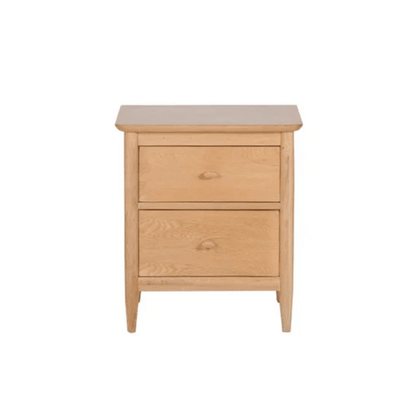 Ercol Teramo 2 Drawer Bedside Cabinet