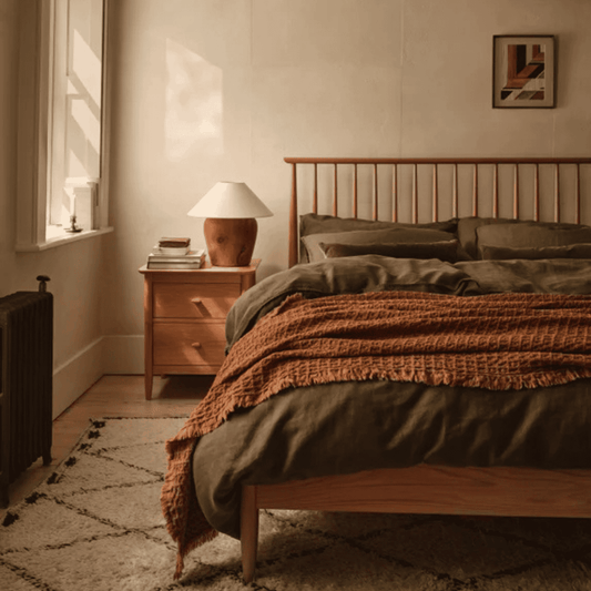 Teramo 2 Drawer Bedside Cabinet