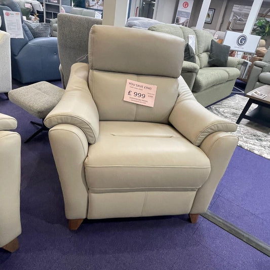 Ex-Display Hurst Leather Armchair