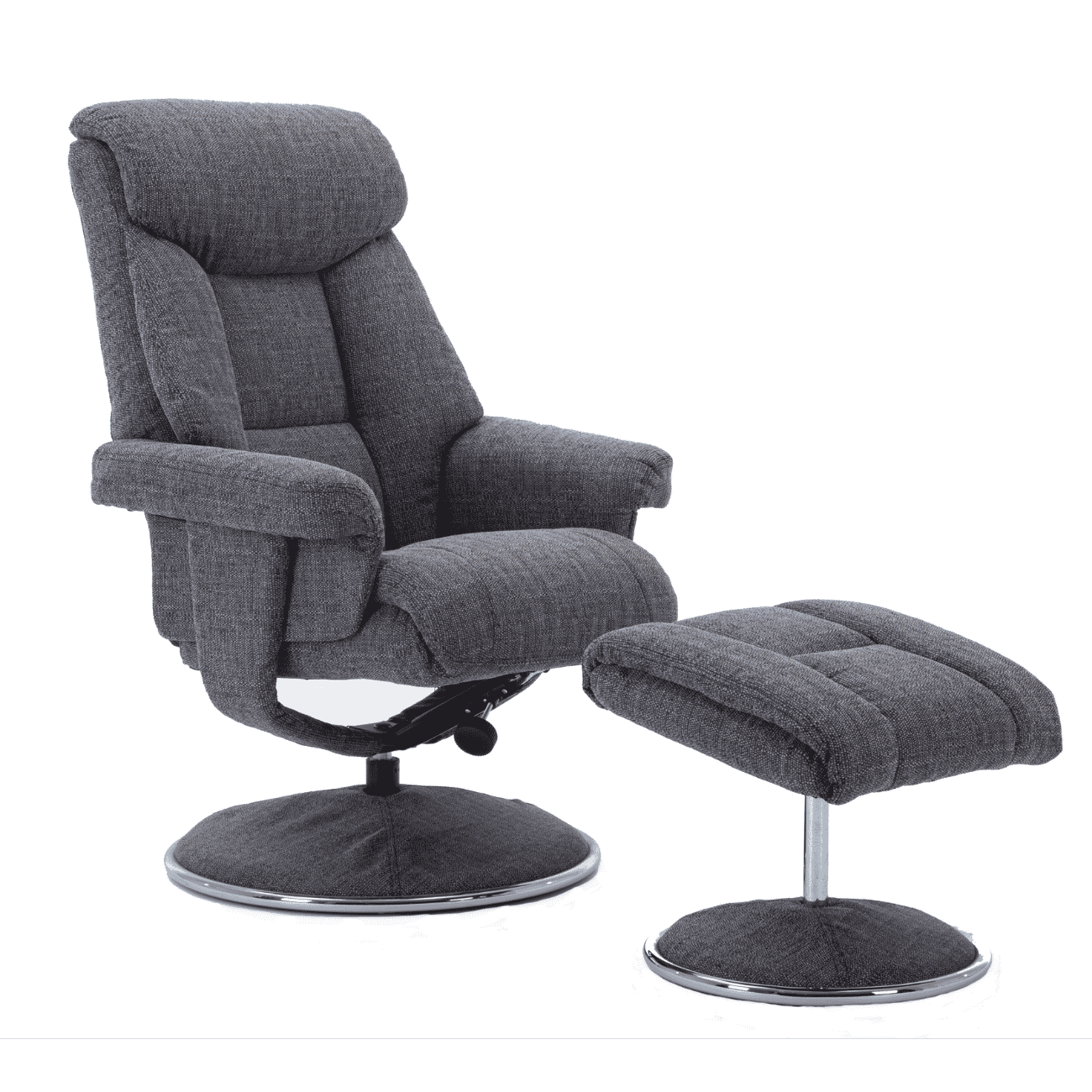 Bentley Swivel Recliner & Stool