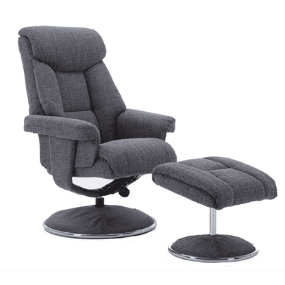 Bentley Swivel Recliner & Stool