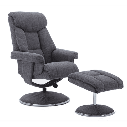 Bentley Swivel Recliner & Stool