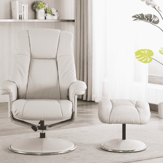 Camaro Swivel Recliner & Stool