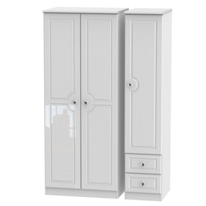BAL150 Triple Plain + Drawer Robe