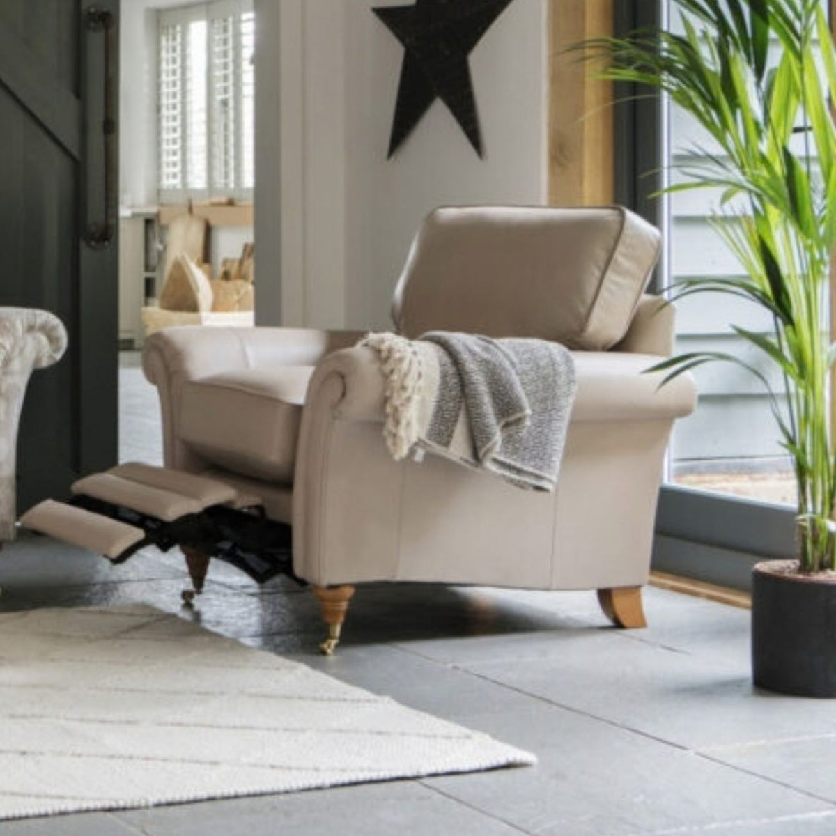 Burghley Armchair - Power Footrest